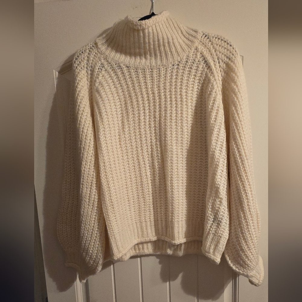 POL Off-White Turtleneck Sweater